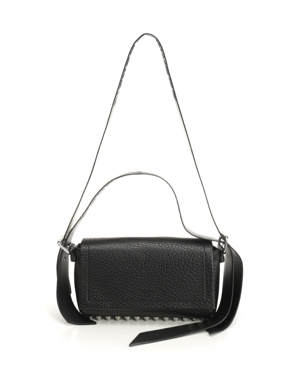 Alexander Wang Ricco Medium Flap Bag Crossbody Bags - Nero | a5cef576abd4410dd338c218b831ba6fff0d0392