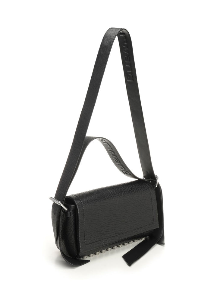 Alexander Wang Ricco Medium Flap Bag Crossbody Bags - Nero | e6a649723d62172246ee3ca76cf7fa412919ac3a