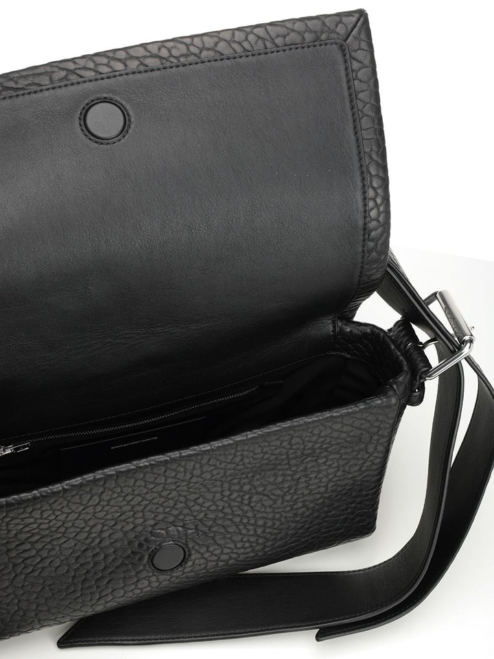 Alexander Wang Ricco Medium Flap Bag Crossbody Bags - Nero | 0dcd9fa9eaac0313e5cd4a5c09247a067cc3bb3b