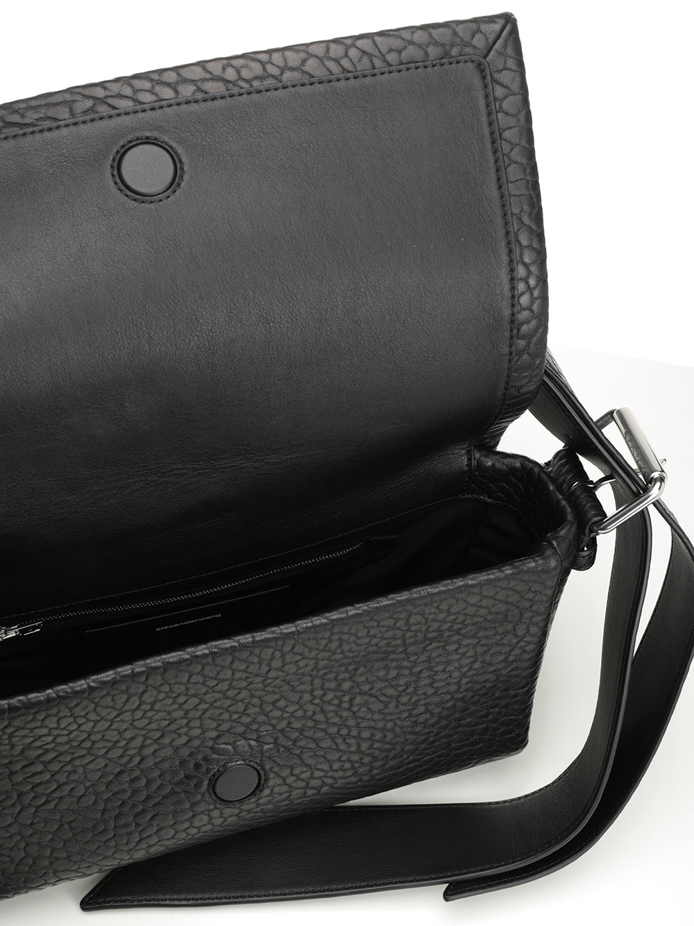 Alexander Wang Ricco Medium Flap Bag Crossbody Bags - Nero | 5e1ba4a2882ecd10832666f3771c89df2377e63b