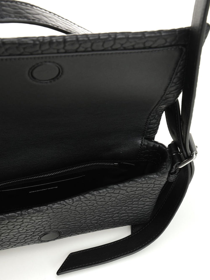 Alexander Wang Slim Ricco Flap Bag Crossbody Bags - Nero | b4cfa4f361dbf76ae7eb64a41a480bc240ef8ccc