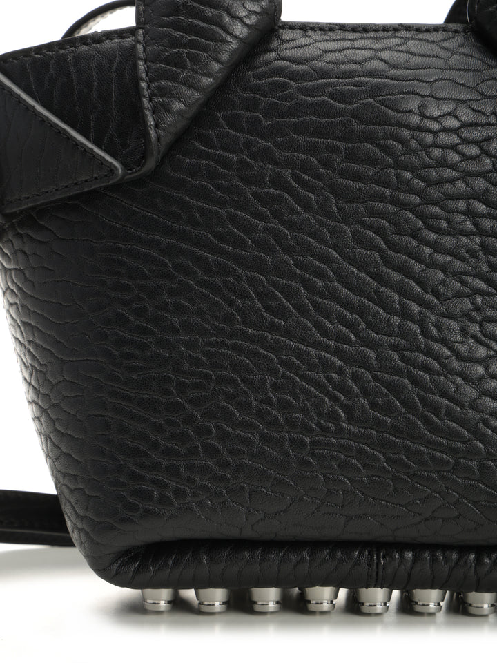 Alexander Wang Rhett Small Tote Bag Shoulder Bags - Nero | 23e234d40ff0fe90c7c0fd1ae629c900d9d6bccb