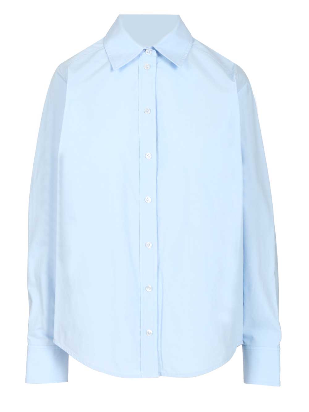 Alexander Wang Shirt With Removable Logo Tag Top - Blu | fdf9675958ac928026b960bf353825063d135606