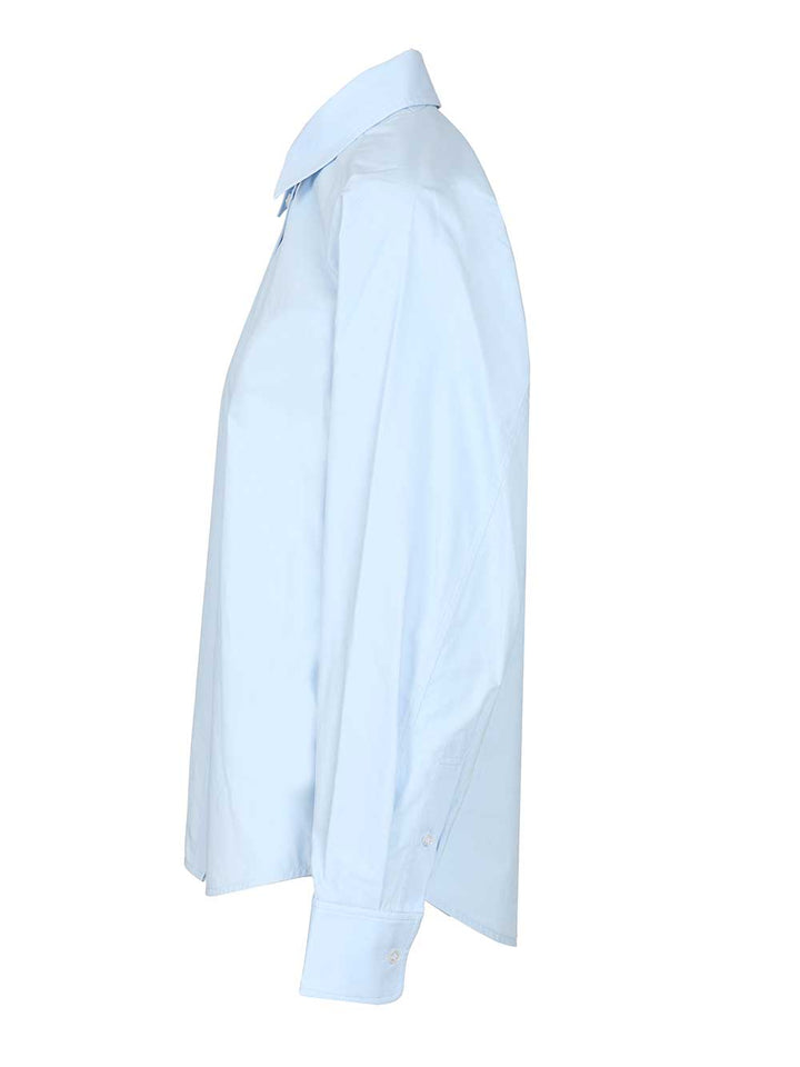 Alexander Wang Shirt With Removable Logo Tag Top - Blu | 1a93b3db1ffeeeb290d0dc6ab493c951680b8218