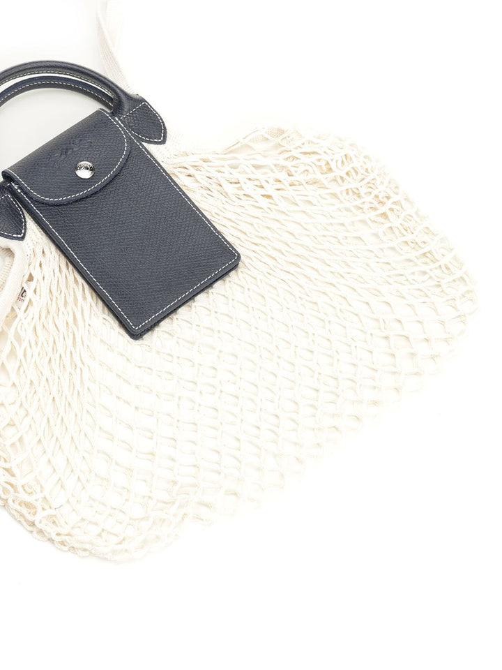 Longchamp Paris Le Pliage L Mesh Bag Crossbody Bags - Blu | 2075007ec15f5c98d770840808577965ed7766f7