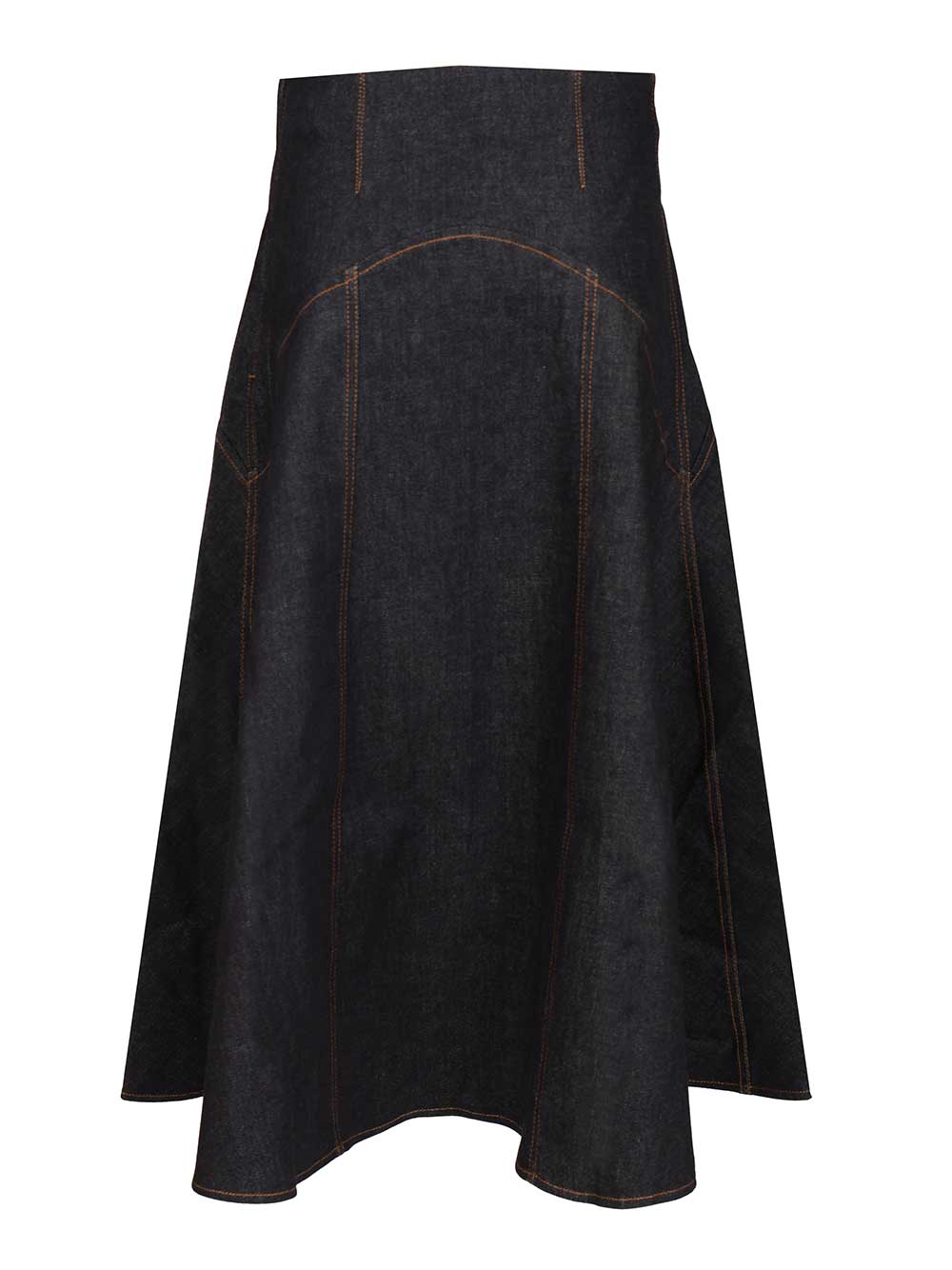 Jacquemus Triangle Skirt Gonne - Blu | 8afd01aba743bfd9540349f96ee464a7d46aa163