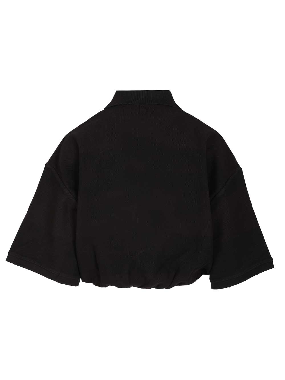 Alexander Wang Deconstructed Polo Shirt Shirts - Nero | f26a0786384370d5a4830186ef21fa76adf2c7cd