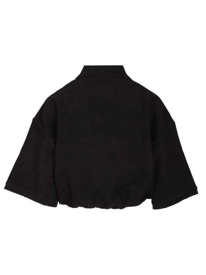 Alexander Wang Deconstructed Polo Shirt Shirts - Nero | f26a0786384370d5a4830186ef21fa76adf2c7cd