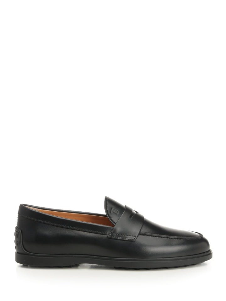 Tod'S Leather Moccasin Mocassini - Nero | c3d922f6aaba15d842b7a7370142f7161eeb1201