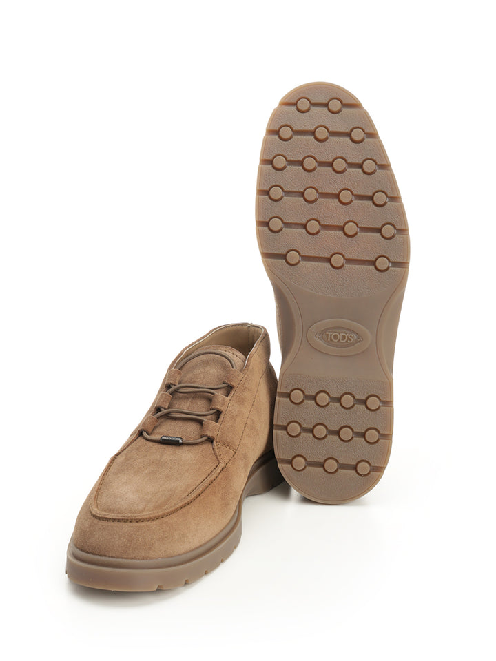 Tod'S Suede Ankle Boot Boots - Marrone | 2533b743d63859ee8cb537b26b2a6bb5c26048c1