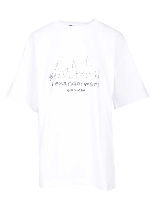 New York T-Shirt Bianco