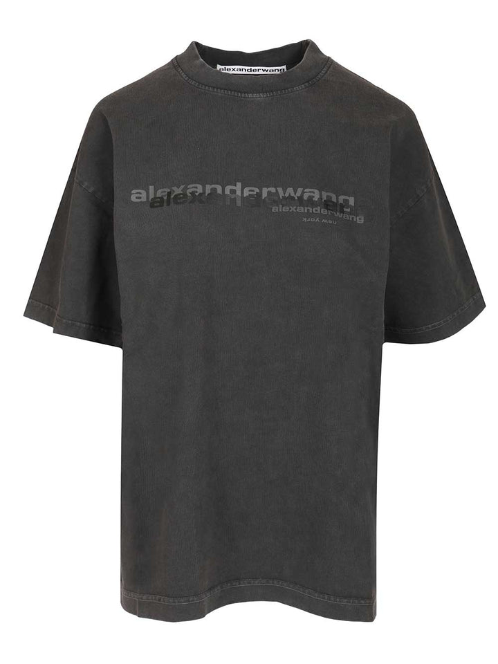 Alexander Wang Cotton T-Shirt - Nero | e64b261a0957ec4d1816f1e29ba2df5dd4bbc7b5