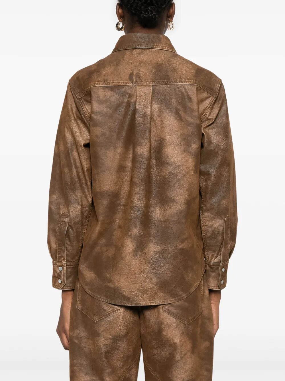 Marant ÉToile Denim&leather - Marrone | 17dac33dfd6b732587766b4fae4be4f7abeaa538