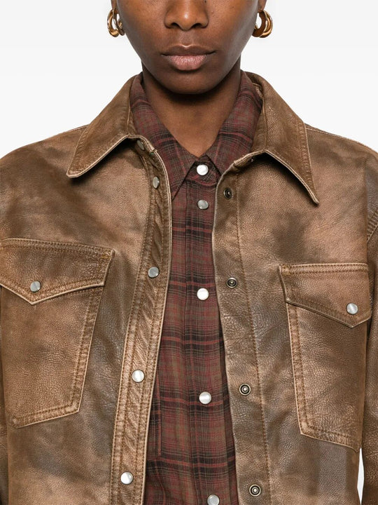 Black Leather Le Calisso Rond Handbag