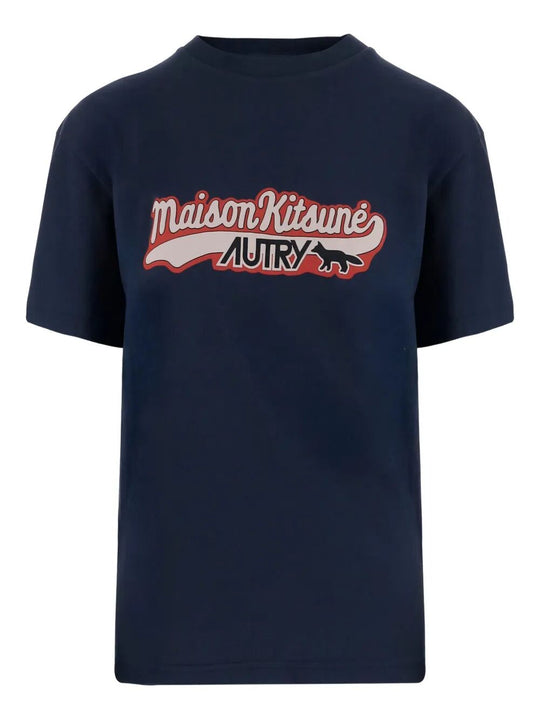 X Maison KitsunÉ T-Shirt Con Stampa Logo