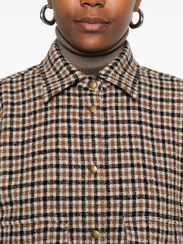 Moncler Checked - Marrone | a43015da7fa5922a6cd14a59c7a694595ba25c38