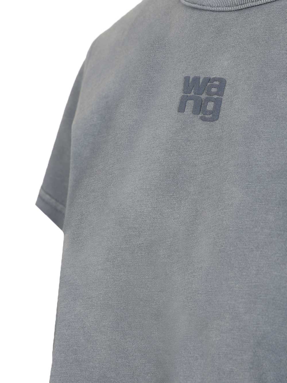 Alexander Wang Puff Logo T-Shirt - Blu | 786a0ffdfcc74edf9a0b3e71ab66394fdfe5c309