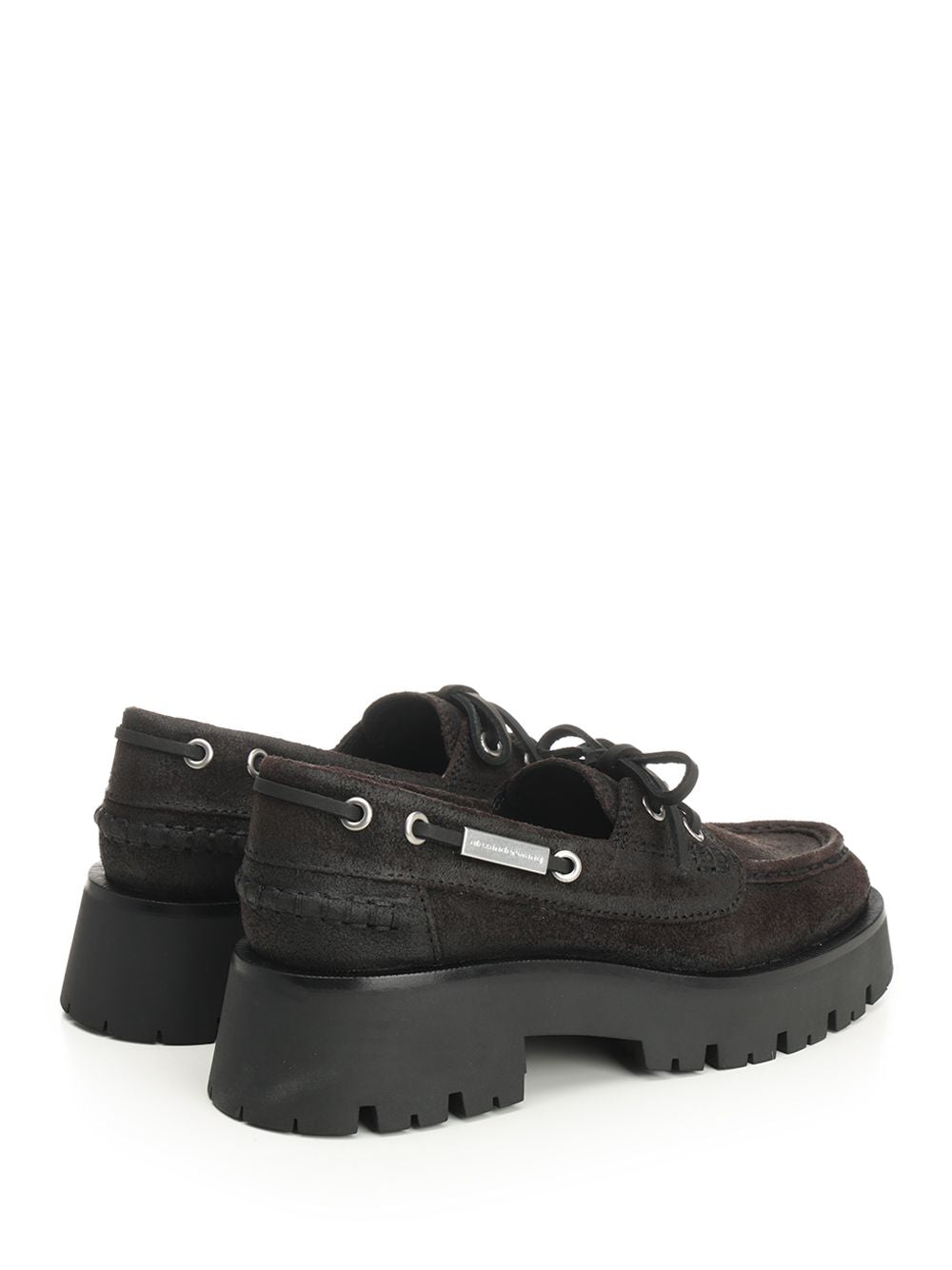 Alexander Wang Suede Boat Loafers Scarpe basse - Marrone | fc4227c32907d709433b8fef04796c5cbb7f9ae3