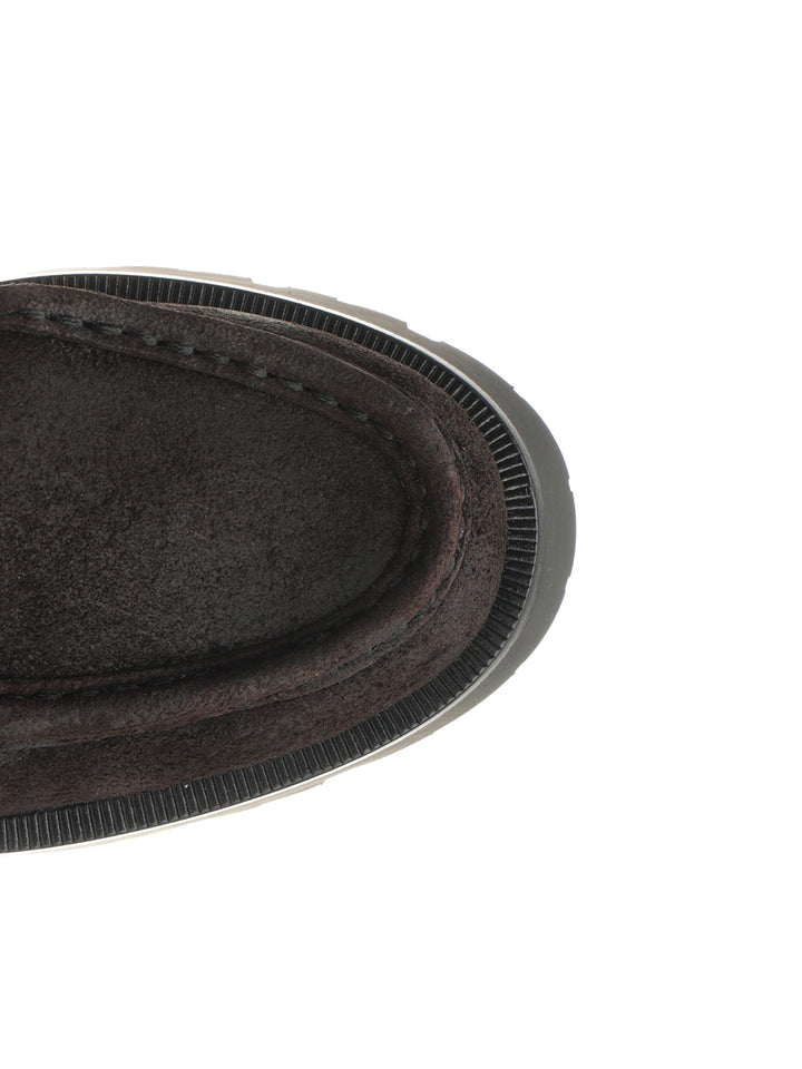 Alexander Wang Suede Boat Loafers Scarpe basse - Marrone | 60168edf94f4bf3de4c7d82db1c54ac86f5293b3