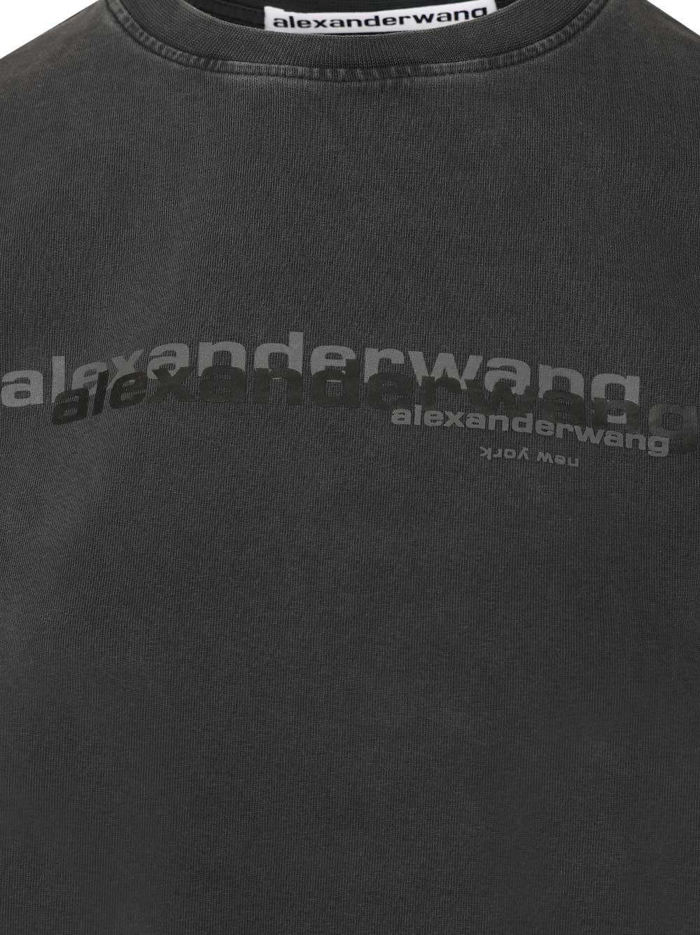 Alexander Wang Cotton T-Shirt - Nero | dcc0cd13d8a4ba32dcb18174a7fd8b1f22a47bfd