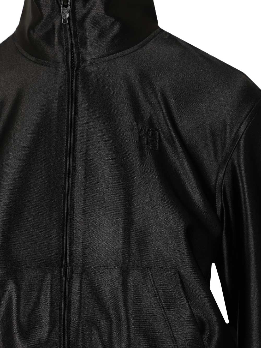 Alexander Wang Zip-Up Hoodie Sweatshirts - Nero | 48c94537871584900f24235cf049e7e11e1ed7ae