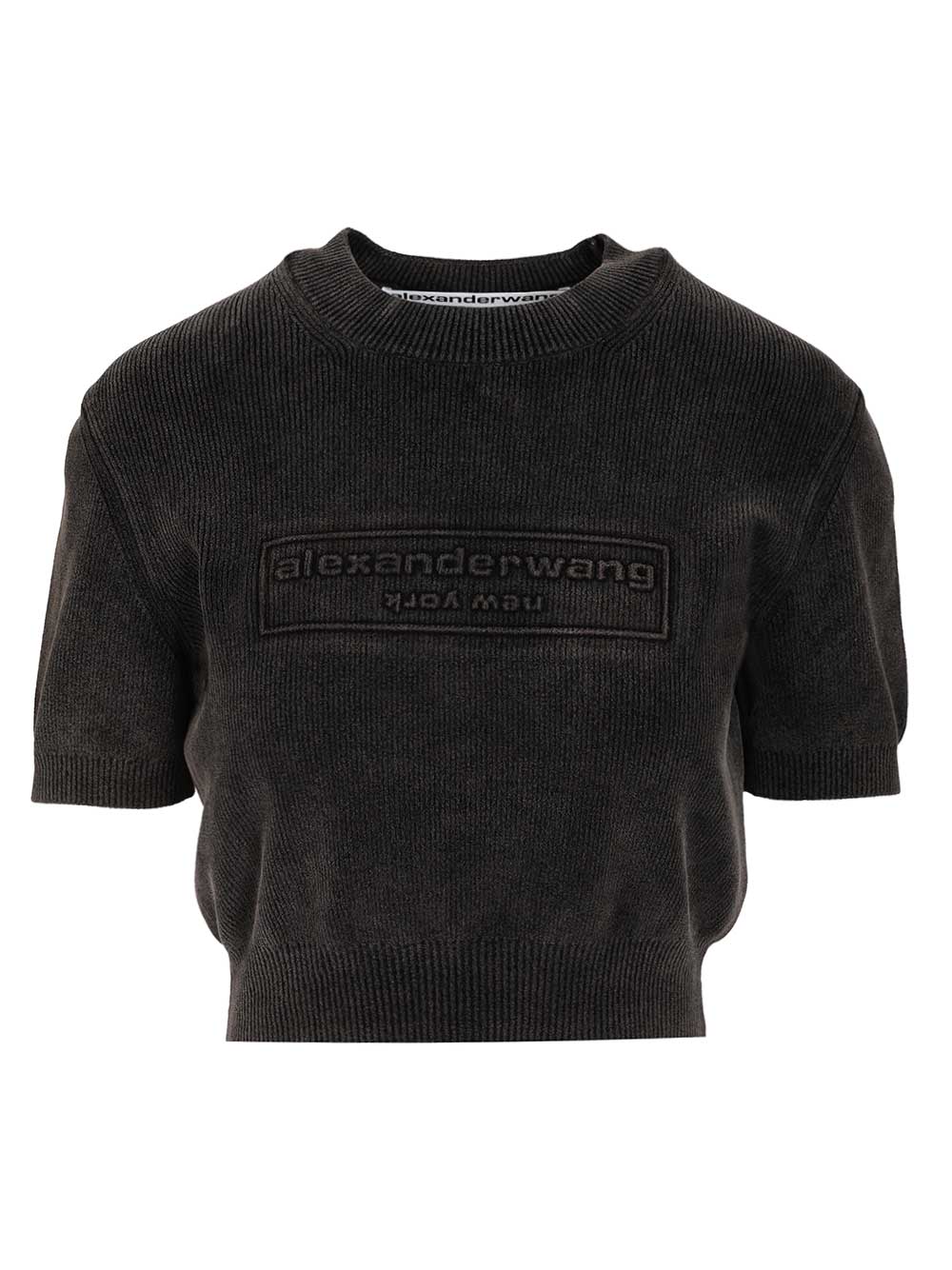 Alexander Wang Short T-Shirt Sweatshirts - Nero | 35555aa7e0749b9f3f3978c26df19bc8d8e6aba3