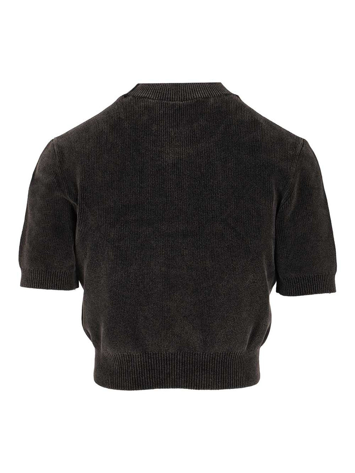 Alexander Wang Short T-Shirt Sweatshirts - Nero | 5616ddd1656e1af9c6a86801977342a306fde9ff