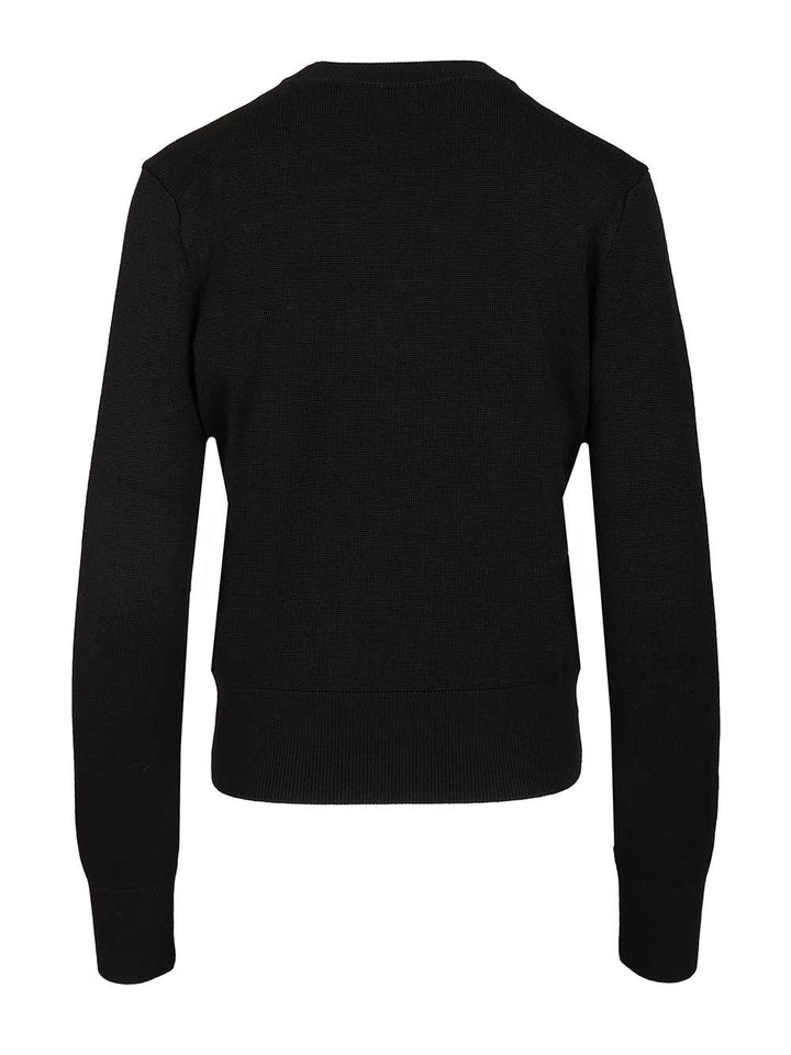 Ami Ami De Coeur Sweater Knitwear - Nero | 79c43c49f5cbf52a014a3354946f1a8f0b7789e3