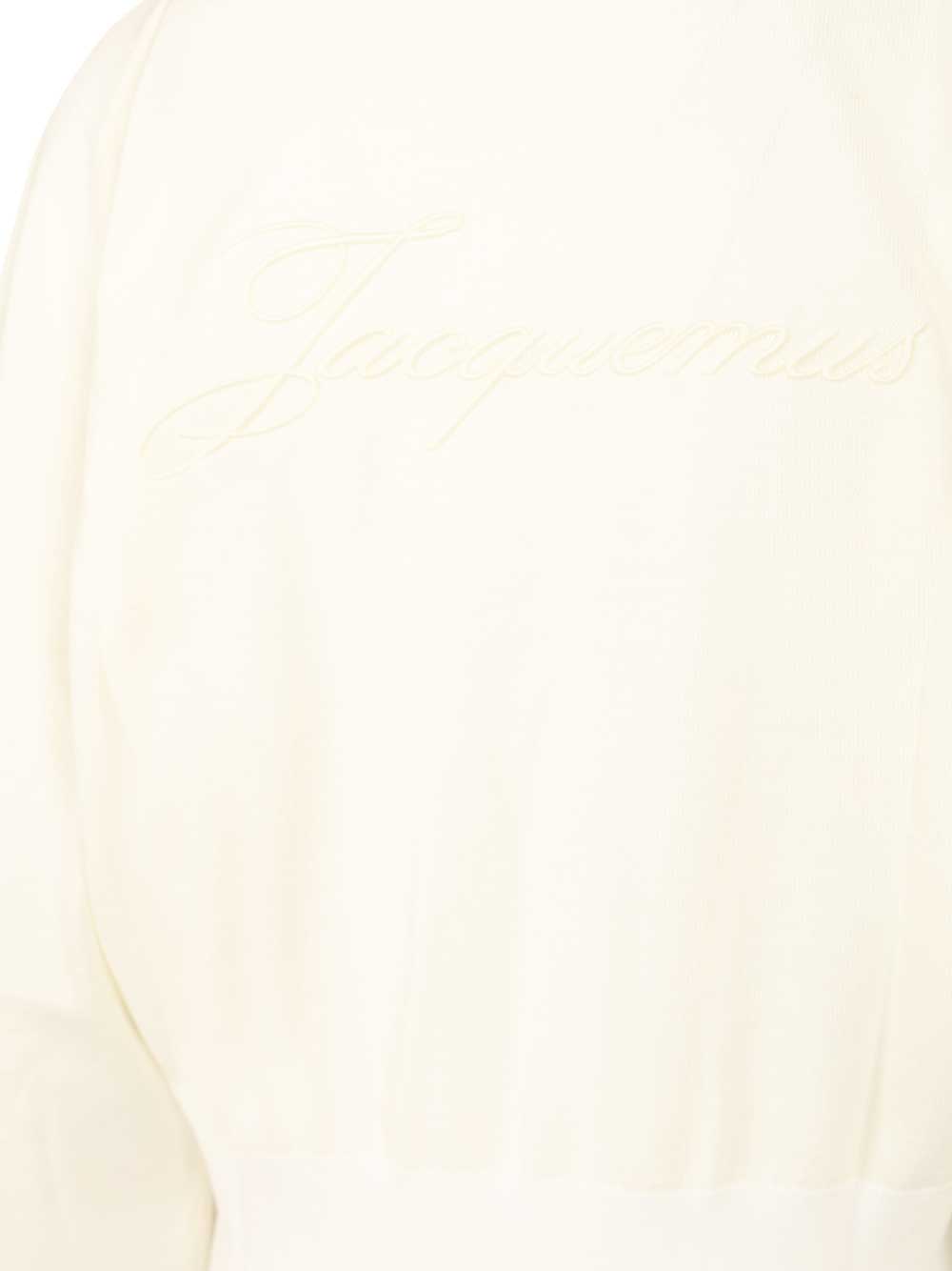 Jacquemus Embroidered Sweater Knitwear - Bianco | 500d6f47672f0e087ab31c3de75606e2884a26b8