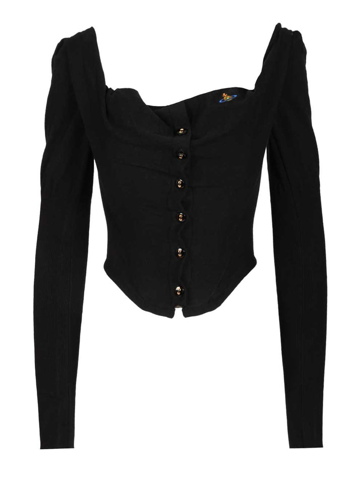 Vivienne Westwood Bea Corset Top - Nero | d1c6aa3fd4a2509d16c4e99dab4116208e3d7f92