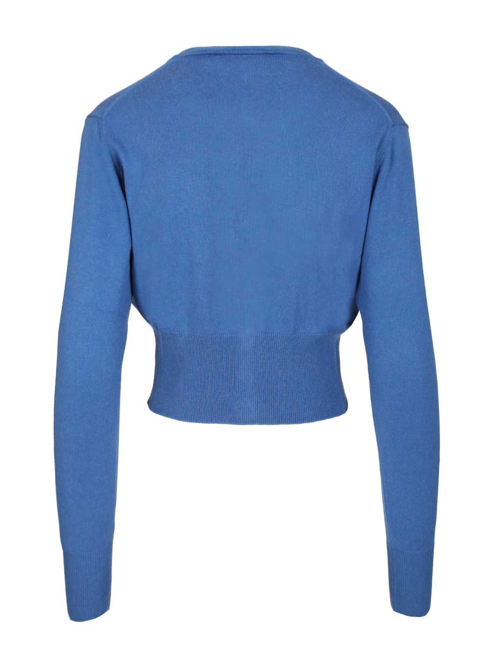 Vivienne Westwood Bea Knitwear - Blu | 6b94e76af9c338fb7e9b724cb02bc2723d7f03cb