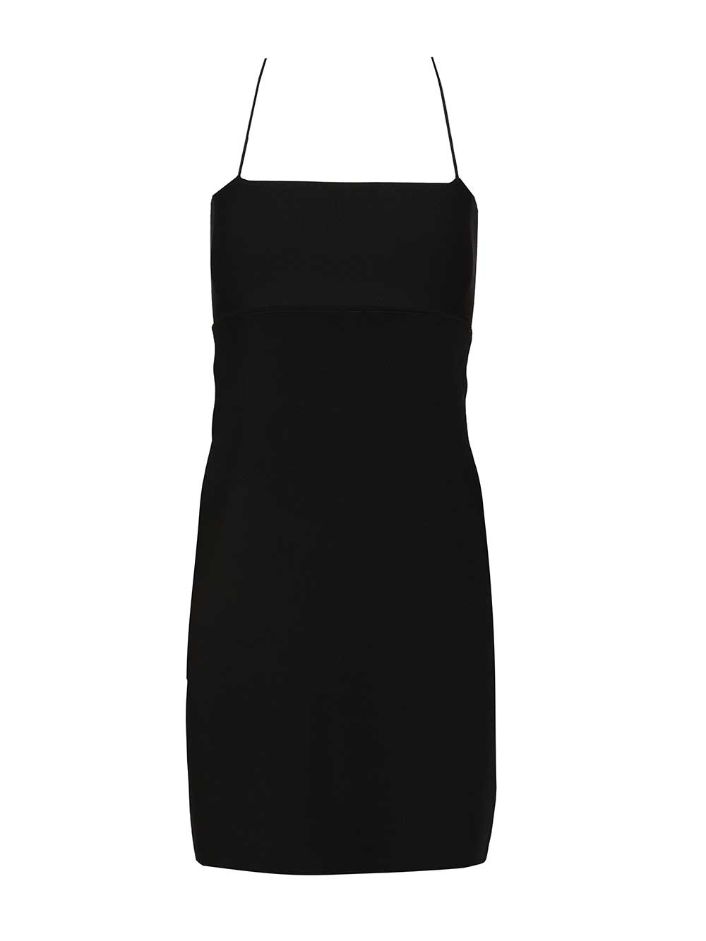 Alexander Wang Slip Dress With Logo Abiti - Nero | 1e80ec58296fd63ede59ee46fd41bae139ce872c