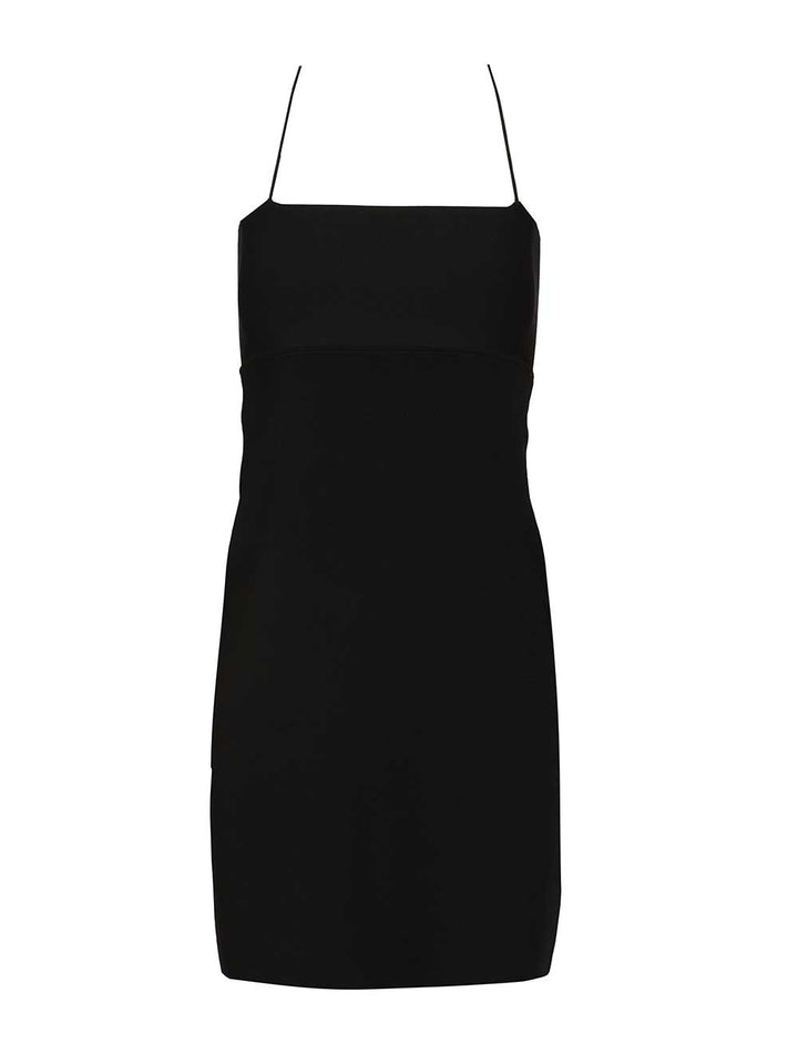 Alexander Wang Slip Dress With Logo Abiti - Nero | 1e80ec58296fd63ede59ee46fd41bae139ce872c