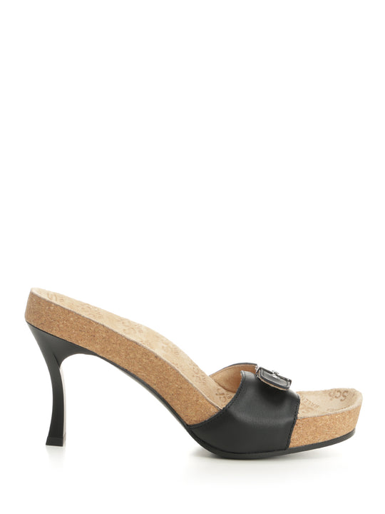 Scholl Sabot 80mm Sandali Nero