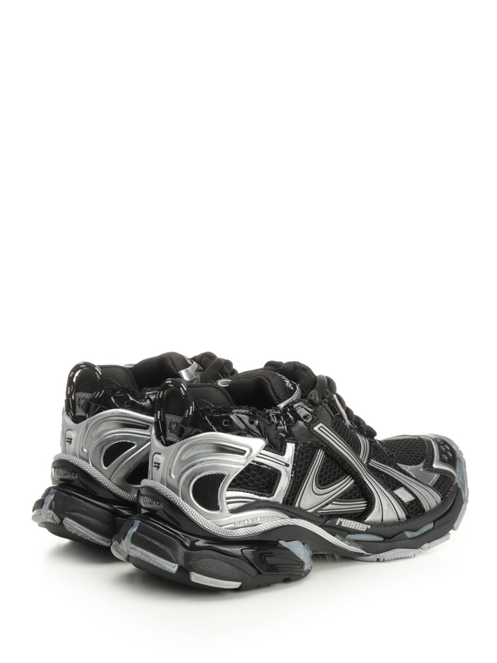 Balenciaga Runner  In Mesh And Nylon Sneakers - Nero | 61819fbaec58dd03fcbd2df75a326be62ce7178b