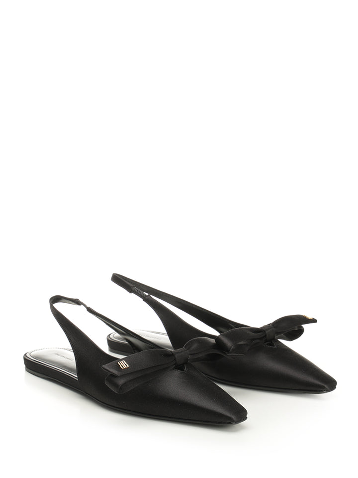 Balenciaga Slingback With Bow Scarpe basse - Nero | 506395f74639612f6bb0eaa68c1959ddade30a9c