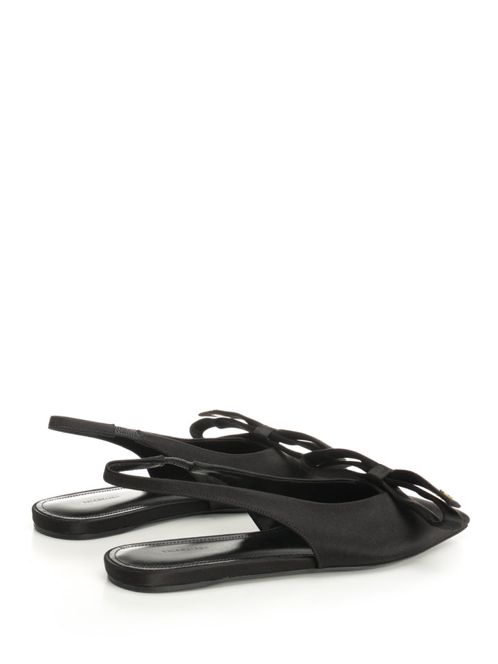 Balenciaga Slingback With Bow Scarpe basse - Nero | 26bbf2f05f2c93ccff30f3736665f5206310d0b4