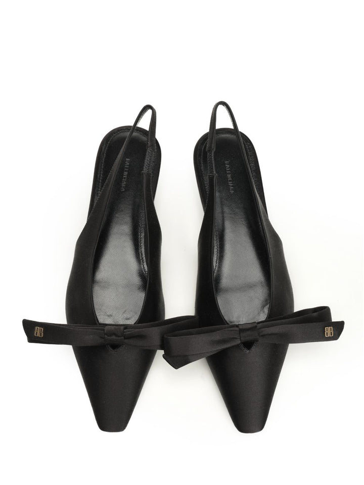 Balenciaga Slingback With Bow Scarpe basse - Nero | 519a65c89b04a994c2659dc1be2caae504d3b2e8
