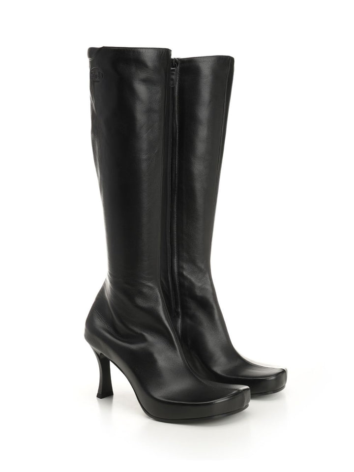 Balenciaga Scholl 80 Mm Boots - Nero | a0cf09258fc378799534b6ca28a629d532bfca2f