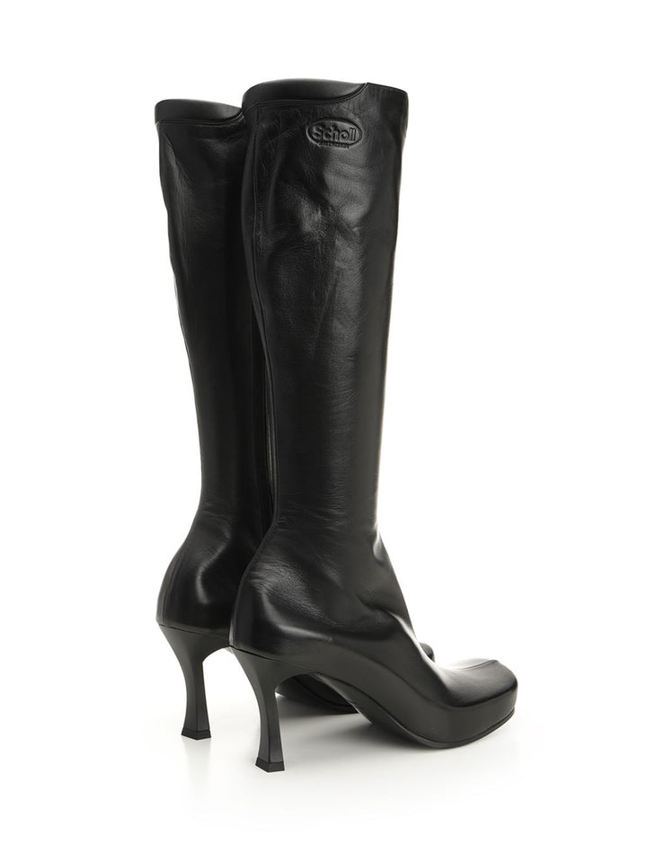 Balenciaga Scholl 80 Mm Boots - Nero | 47502f12037f331f825f2b5533b9e73471309736