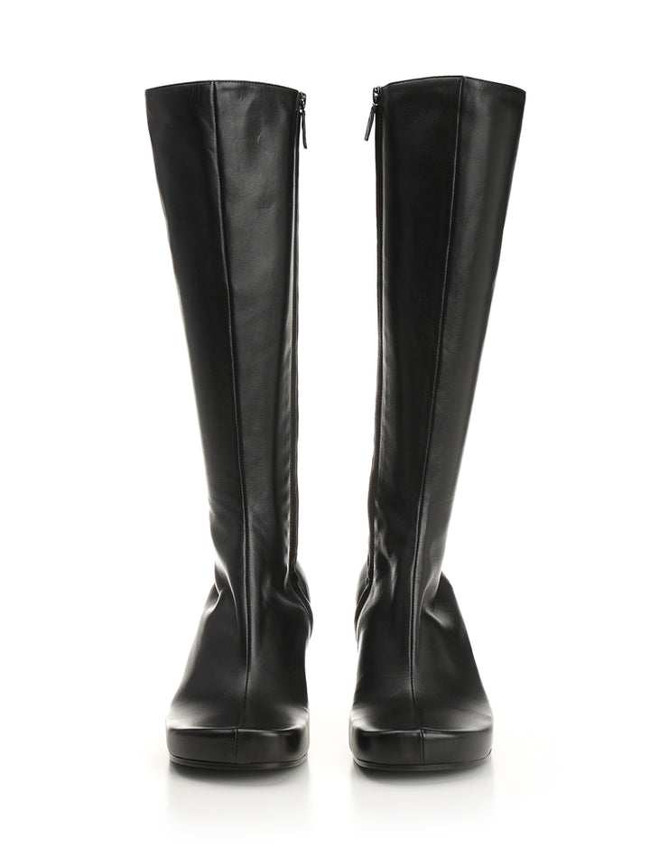 Balenciaga Scholl 80 Mm Boots - Nero | 6142ba411431b426fd215b4ceffc2a4939530c40