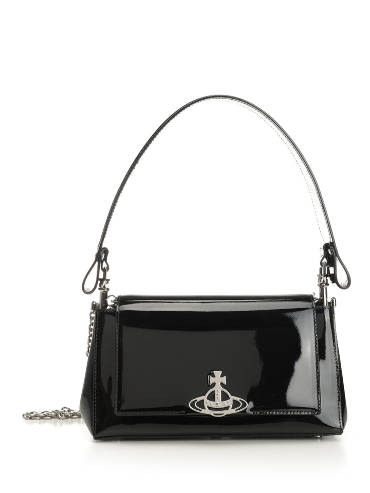 Vivienne Westwood Hazel Shoulder Bags - Nero | 01e76c44b20c8916e05ab9a2d8bbe4ae6bc6bbc9