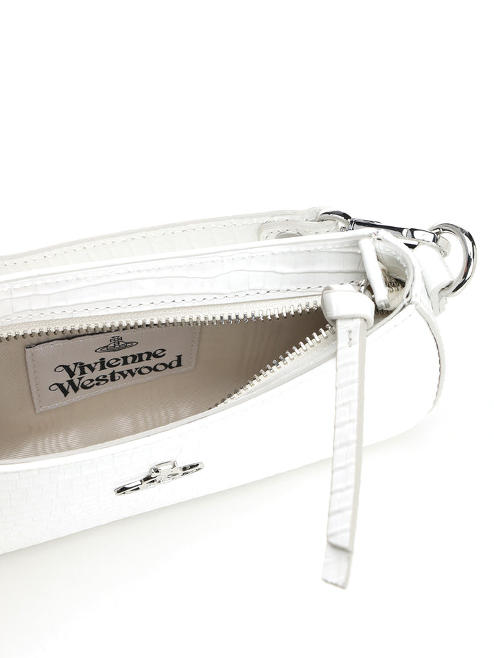 Vivienne Westwood Tasha Shoulder Phone Bag Shoulder Bags - Bianco | d0a34ecc0b00b73c783322556ad5ce90530c731e
