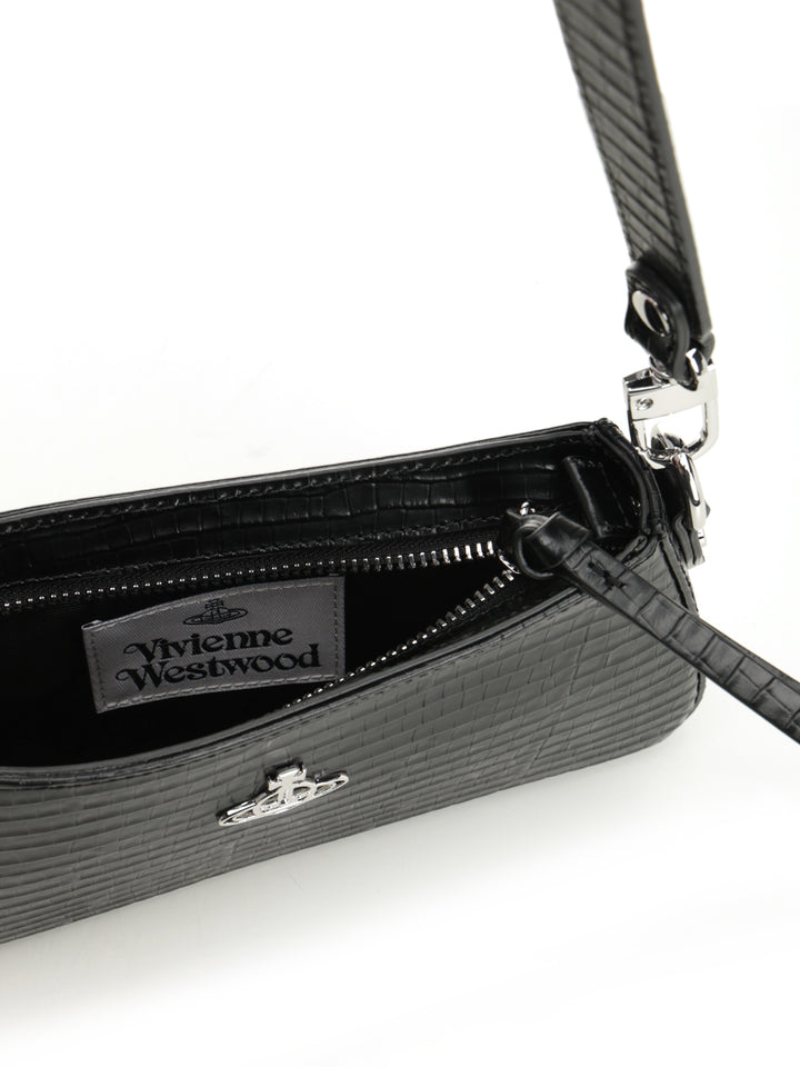 Vivienne Westwood Tasha Shoulder Phone Bag Shoulder Bags - Nero | 9b3cbbb2dad5af652bbfcea8a43a44ad4d1f6ffb