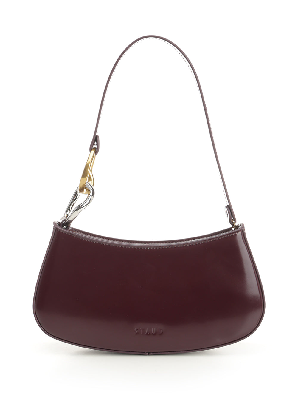 Staud Ollie Shoulder Bags - Bordeaux | b9e7f2607128d9c61114cb4630f6099cc7aae592