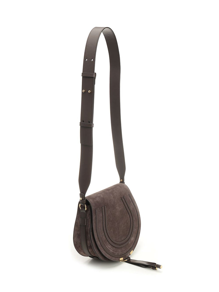 Chloe' Saddle Marcie Crossbody Bags - Marrone | 11bdb96391e79dead09020133270b57bd8952771
