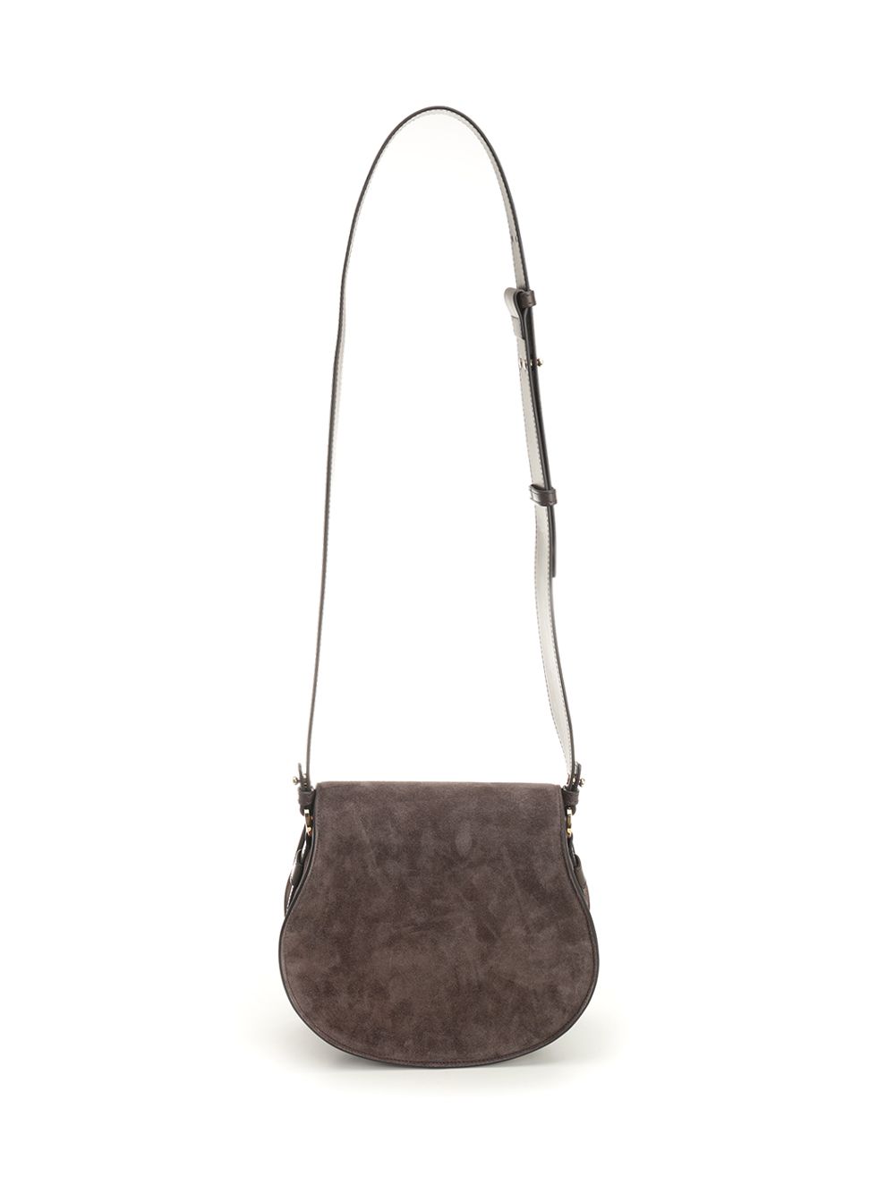 Chloe' Saddle Marcie Crossbody Bags - Marrone | a2d17771ab6cc92699937443564a23a0d8b2d076