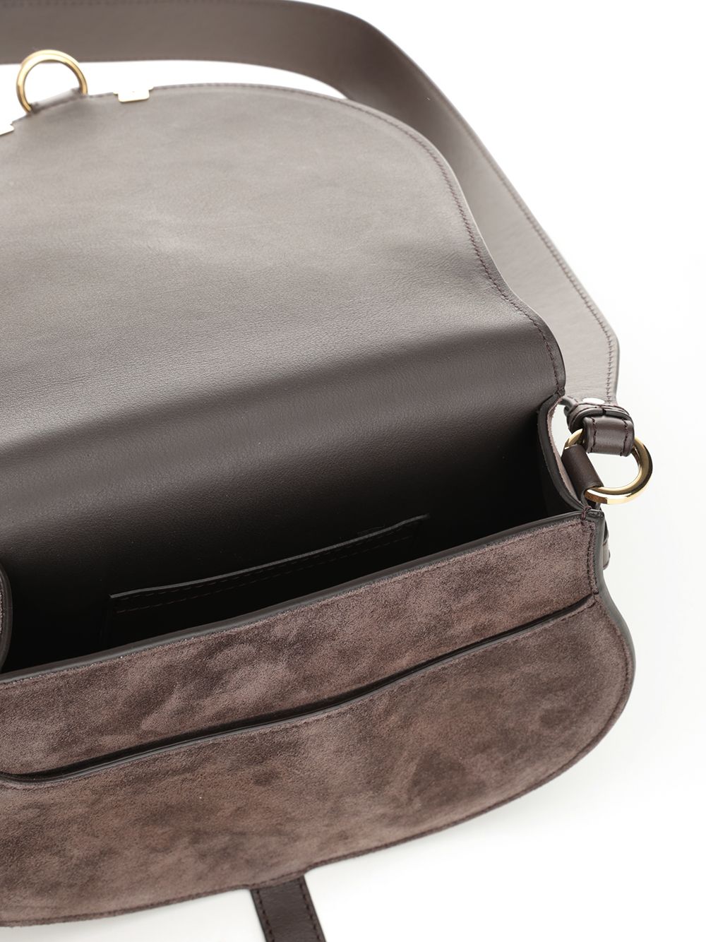 Chloe' Saddle Marcie Crossbody Bags - Marrone | 318d5e38f8526295f112ccf8bfe3ca86e3147657