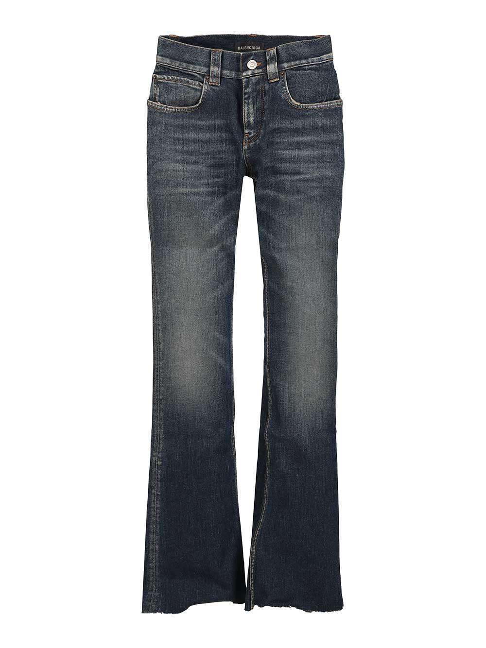 Balenciaga Slim Fit Bootcut Pants Jeans - Blu | 032c5e73d6970e1e2e9d25445bb978fa99e3e2b3