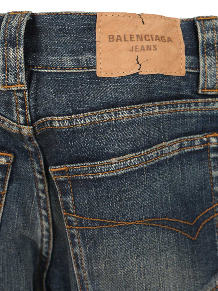 Balenciaga Slim Fit Bootcut Pants Jeans - Blu | cab689bbe97dc29ac0e7037492b8f1228f865085